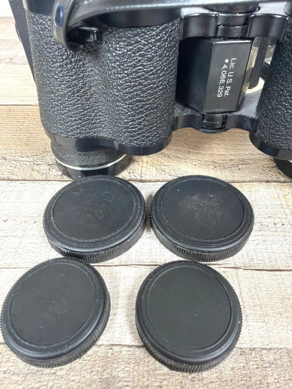 Gemini 7x35 Extra Wide Angle Binoculars Black Leatherette Carrying Case Vintage - Picture 5 of 16